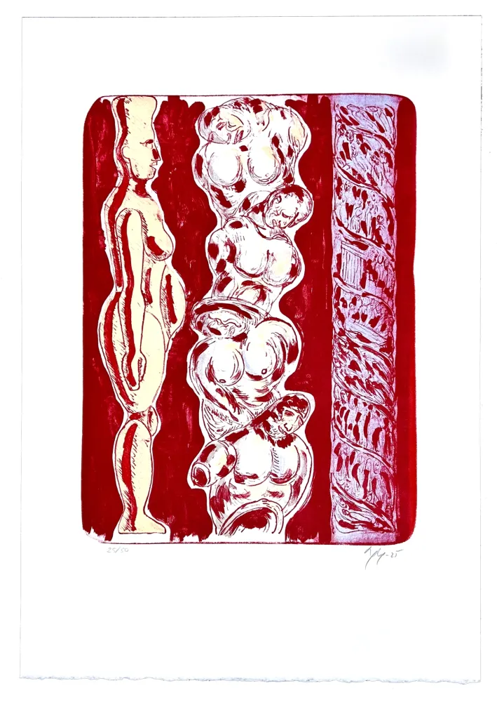 石版画 Nørgaard - Mémoire d'outre tombe 6