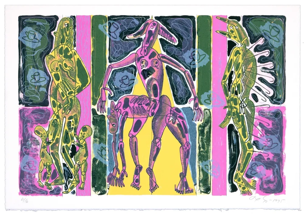 石版画 Nørgaard - Sans titre