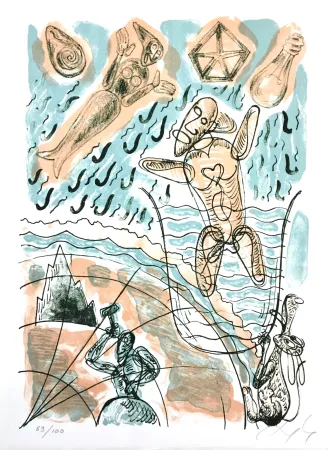 石版画 Nørgaard - Sans titre