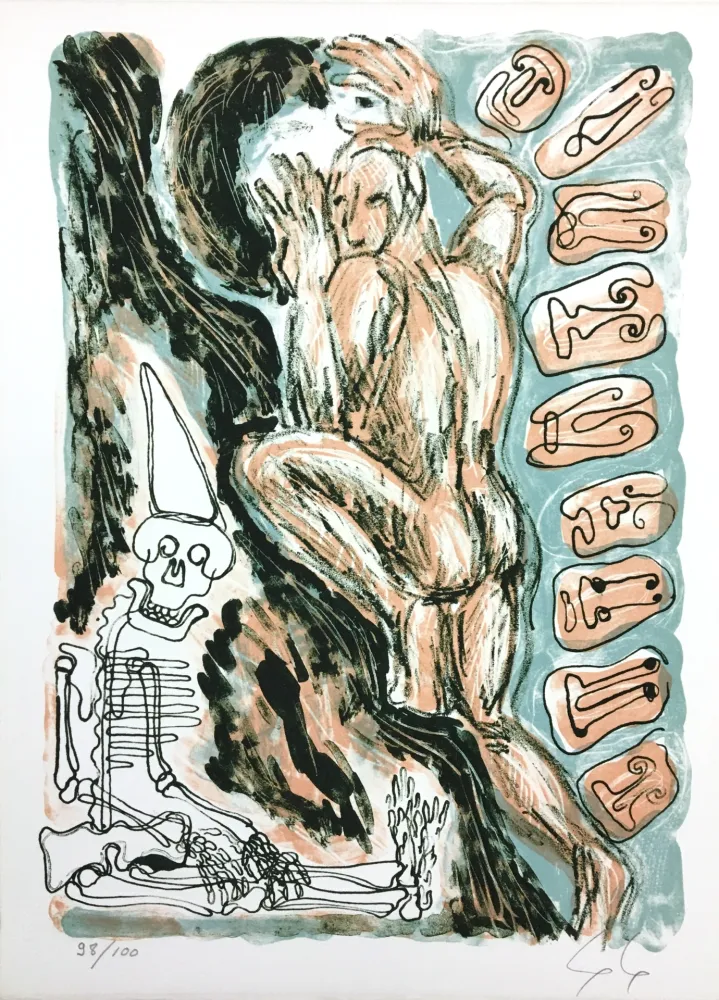 石版画 Nørgaard - Sans titre