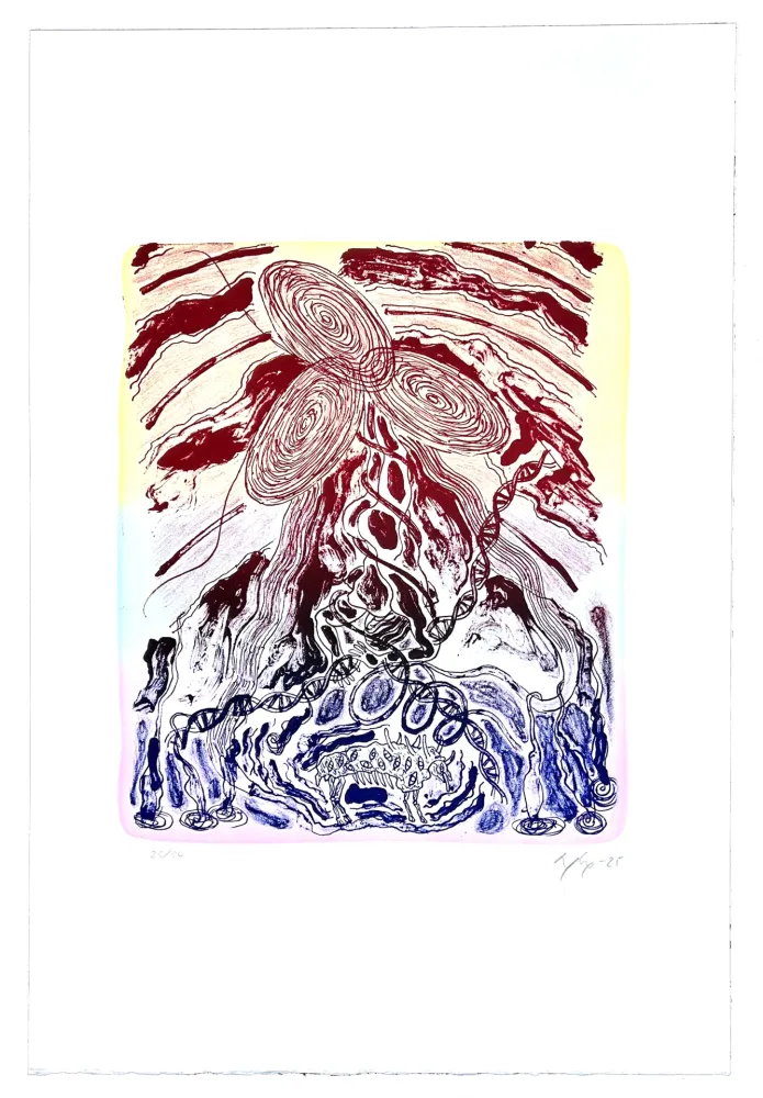 石版画 Nørgaard - Sophia et la bête