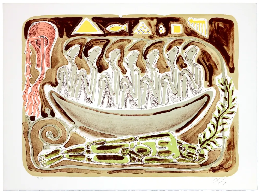 石版画 Nørgaard - Un voyage sans destination