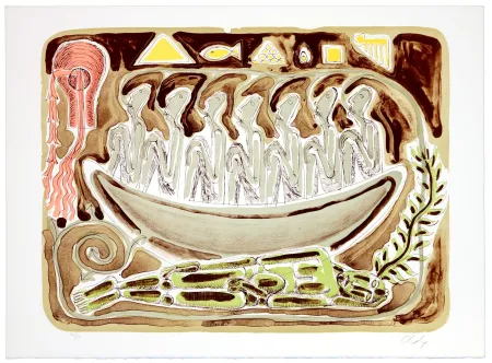 石版画 Nørgaard - Un voyage sans destination