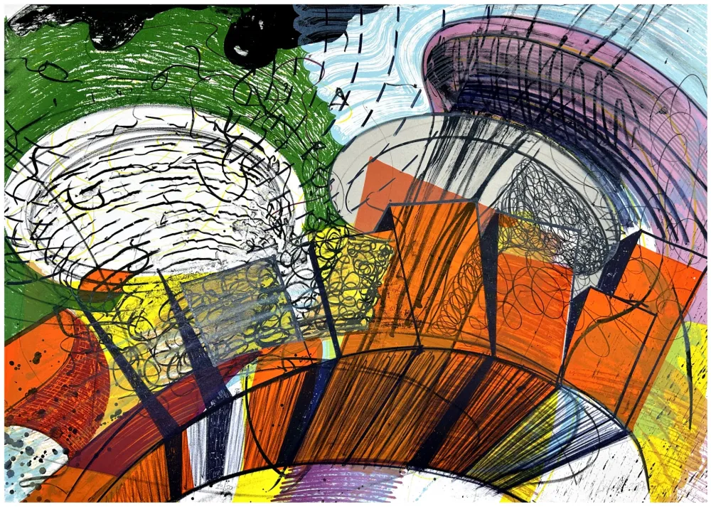 石版画 Nørgard - 1