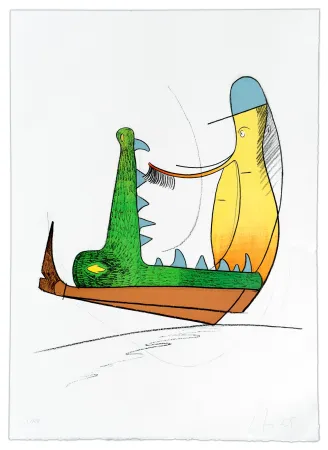 石版画 Nørgard - Andrée