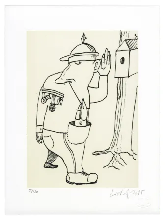 石版画 Nørgard - Médaille