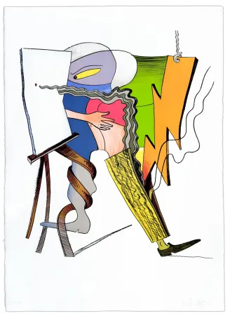 石版画 Nørgard - On the Road to Dotland