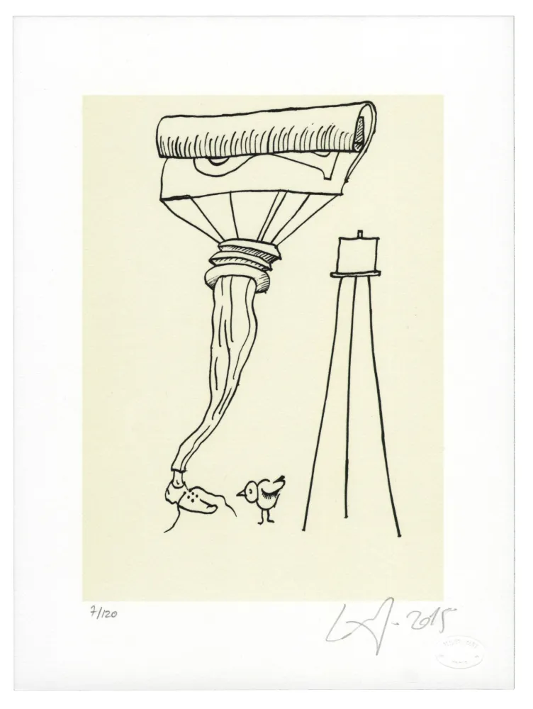 石版画 Nørgard - Tube de dentifrice