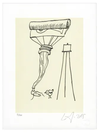 石版画 Nørgard - Tube de dentifrice