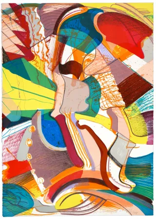 石版画 Nørgard - X-liontamer II