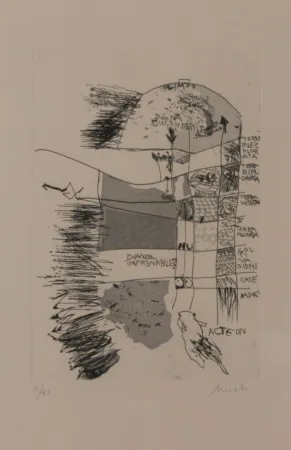 石版画 Novelli - DAS BAD DER DIANA