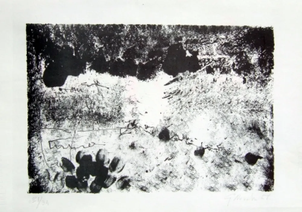 石版画 Novelli - Senza titolo