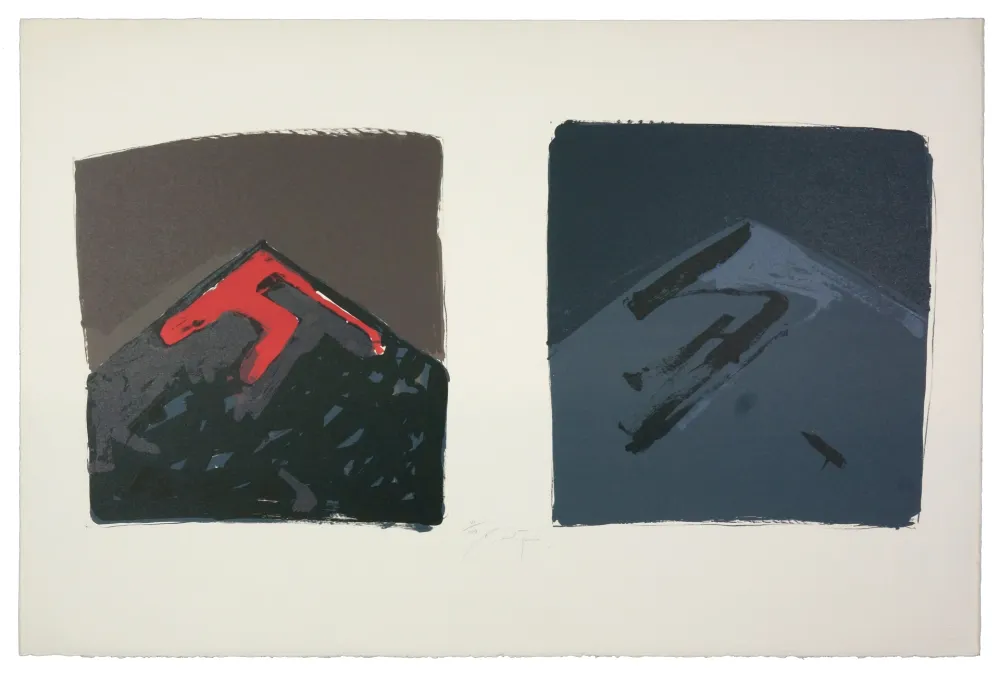 石版画 Nupen - Dissolving