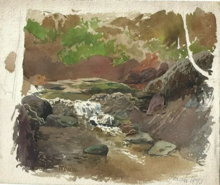 无技术 Oertel - Untitled (landscape near Zurich)