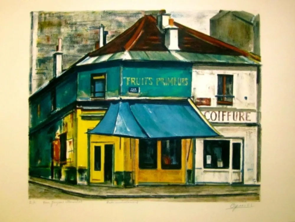 石版画 Oguiss  - Untitled