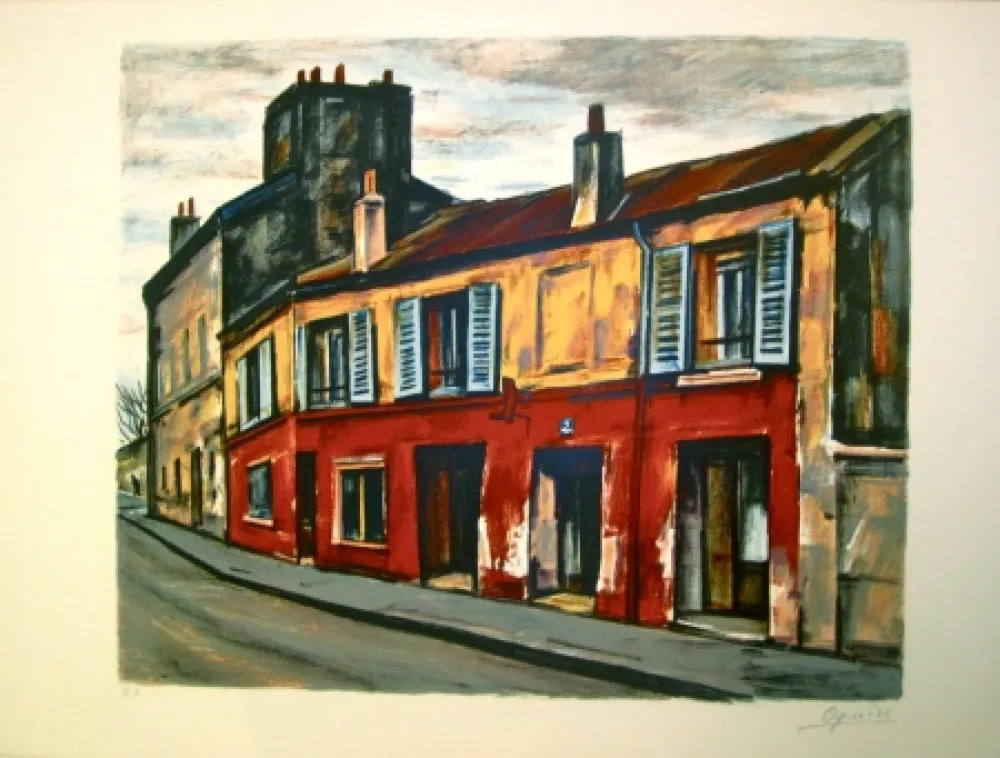 石版画 Oguiss  - Untitled