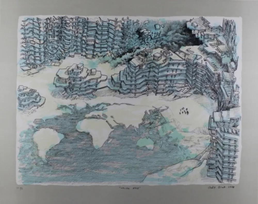 石版画 Oiwa - North Pole