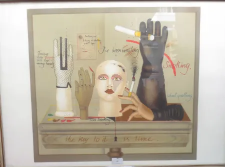 石版画 Okshteyn - Nature morte