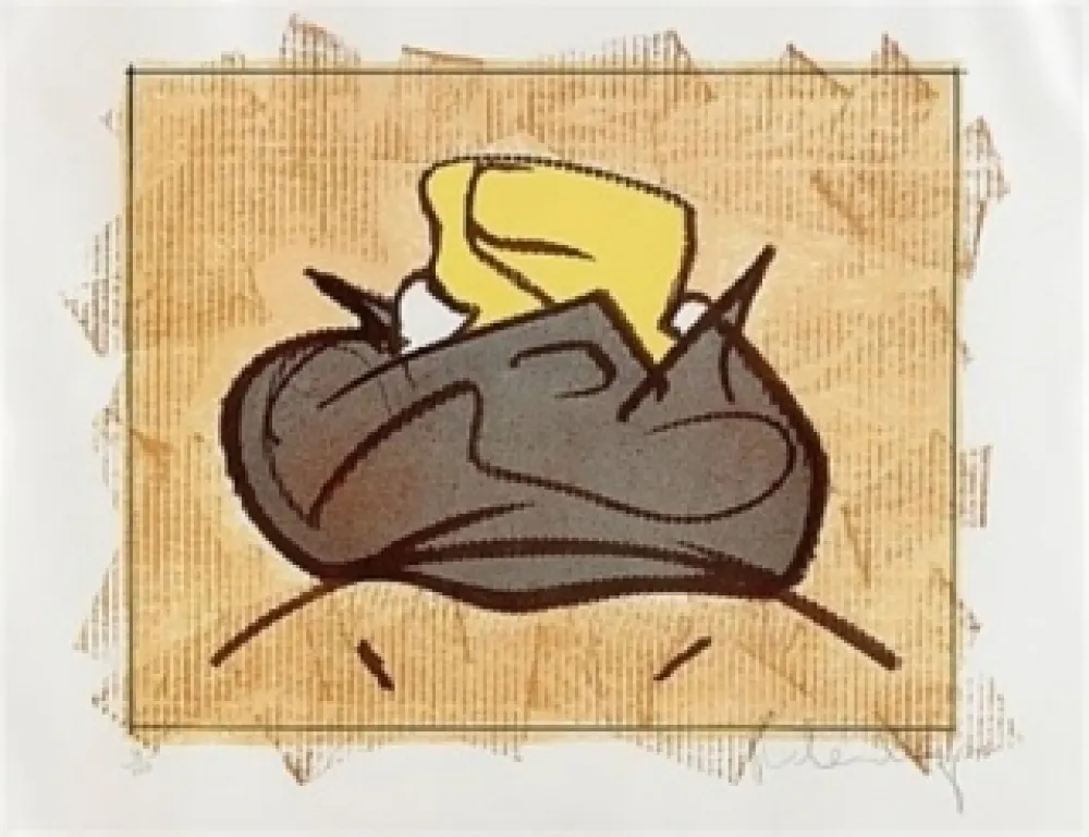 石版画 Oldenburg - Baked potatoe with butter