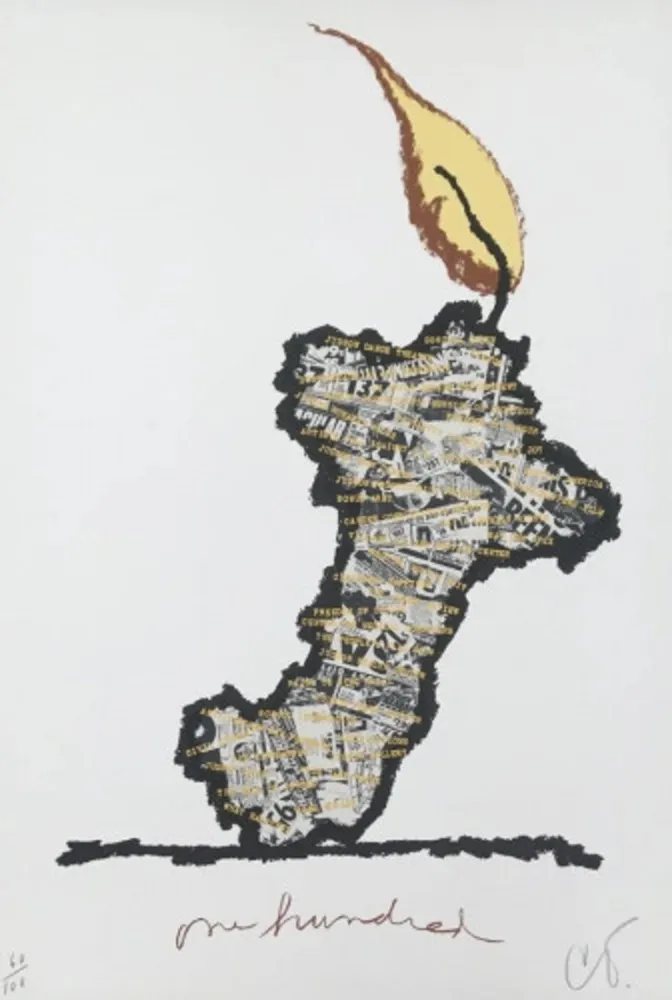 丝网印刷 Oldenburg - Centennial Print for the Judson Memorial Church