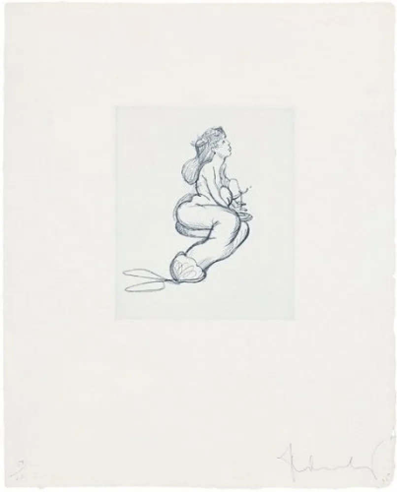 版画 Oldenburg - Mermaid