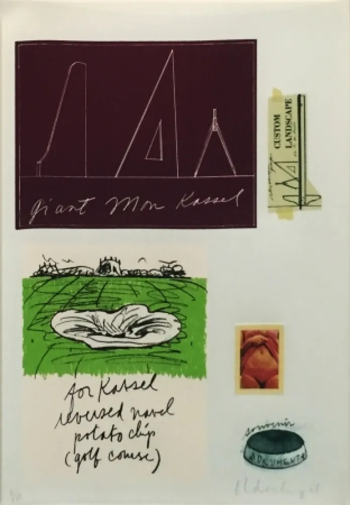 石版画 Oldenburg - NOTES (KASSEL)