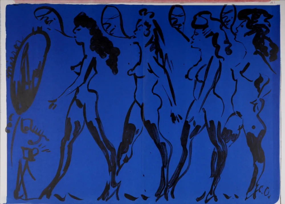 石版画 Oldenburg - Parade of Women, 1964