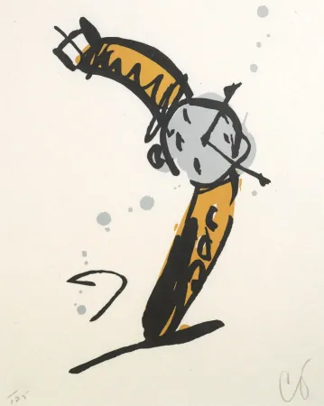 石版画 Oldenburg - Wrist Watch Rising, from Art Pro-Choice II