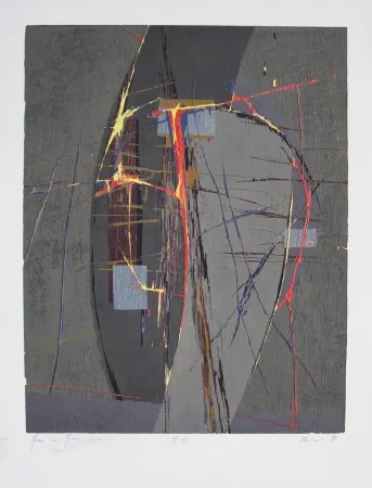 木刻 Olschewski - Grau in Grau / Gray in Gray