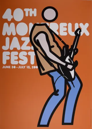 丝网印刷 Opie - Montreux Jazz Festival, 2006