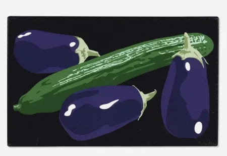复数作品 Opie - Still Life with Aubergines and Cucumber