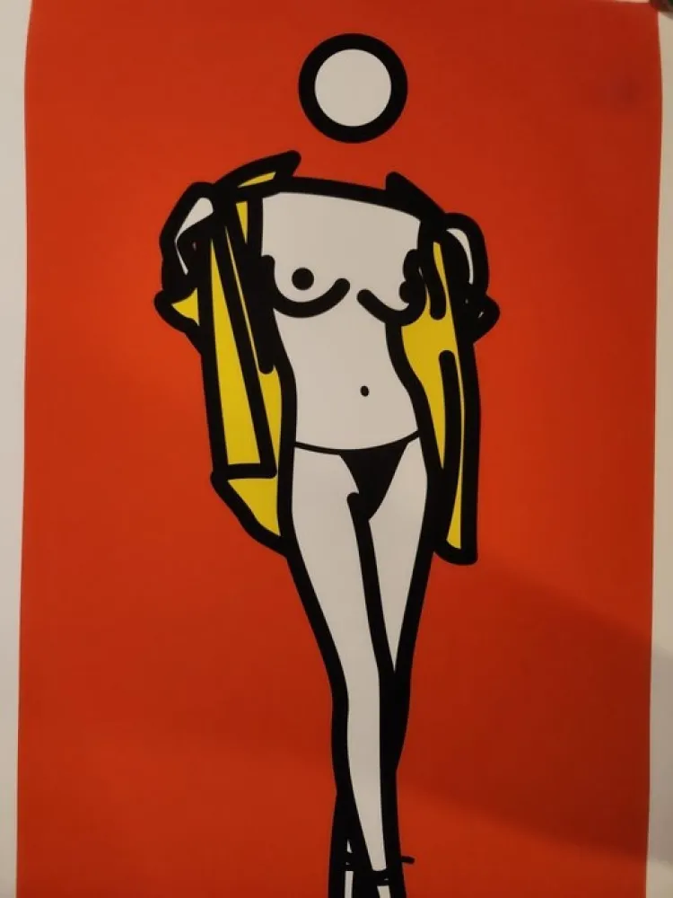 胶版印刷 Opie -  Woman Taking Off Man's Shirt