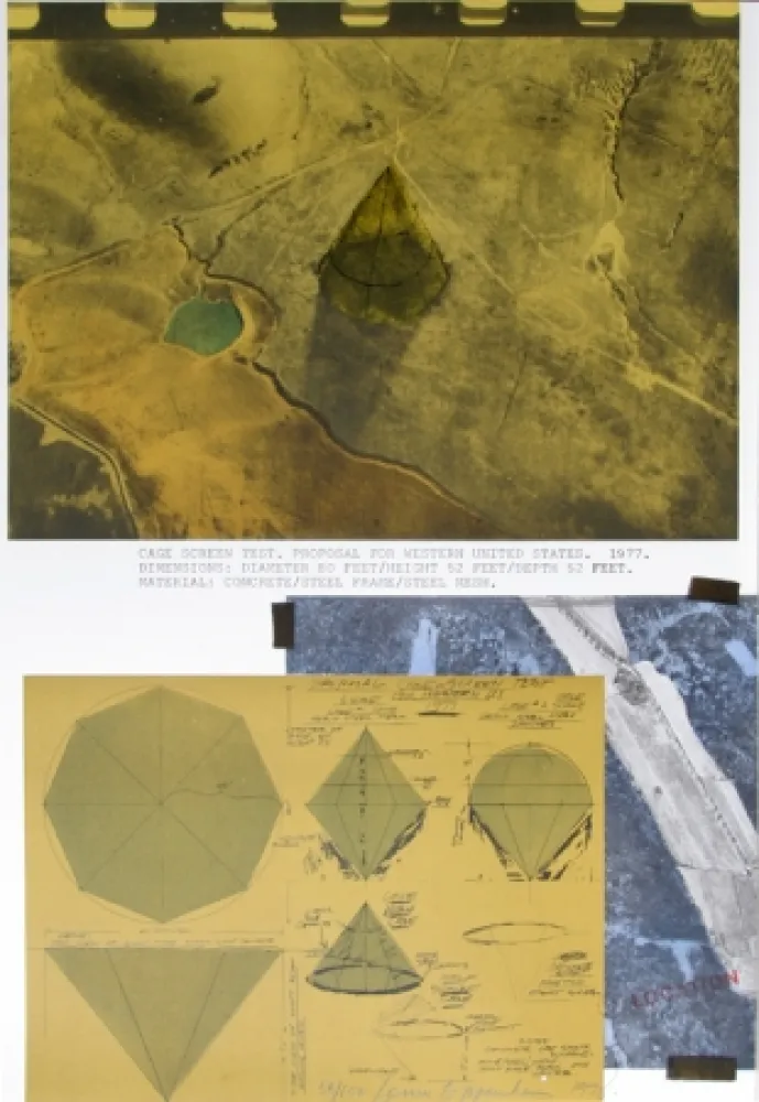 石版画 Oppenheim - Cage Screen Test