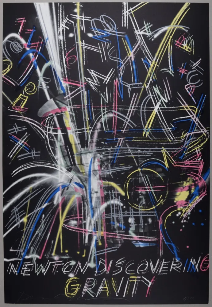 石版画 Oppenheim - Composition