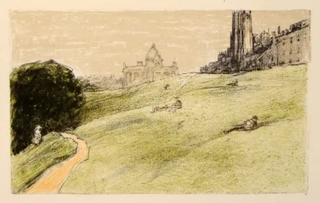 石版画 Orlik - Edinburgh