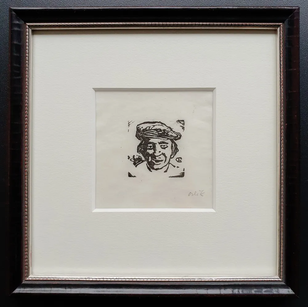 木刻 Orlik - Kleiner Kopf