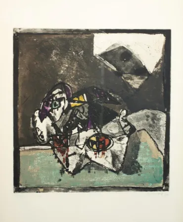 石版画 Ortega - SENZA TITOLO 