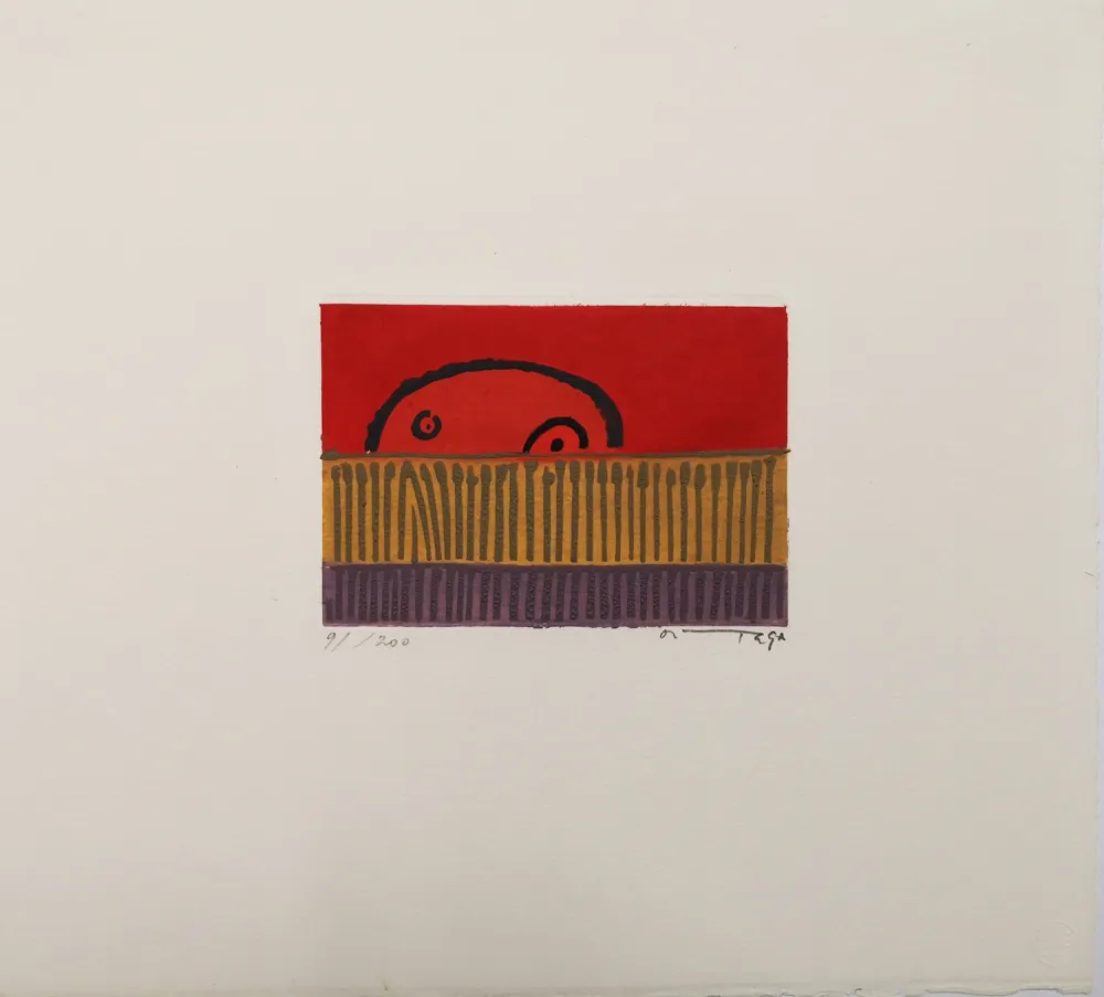 蚀刻版画 Ortega - Siepe