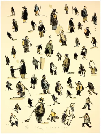 石版画 Otsuki - Personnage