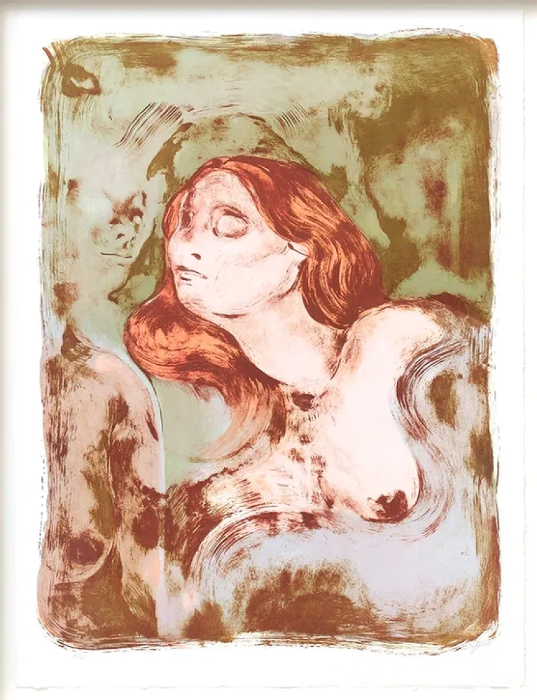 石版画 Pade - Her