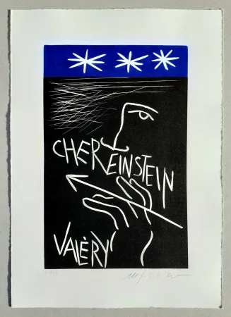 油毡版画 Paladino - Cher monsieur Einstein