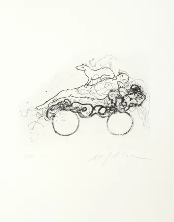 蚀刻版画 Paladino - Composition