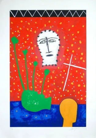 丝网印刷 Paladino - Composizione