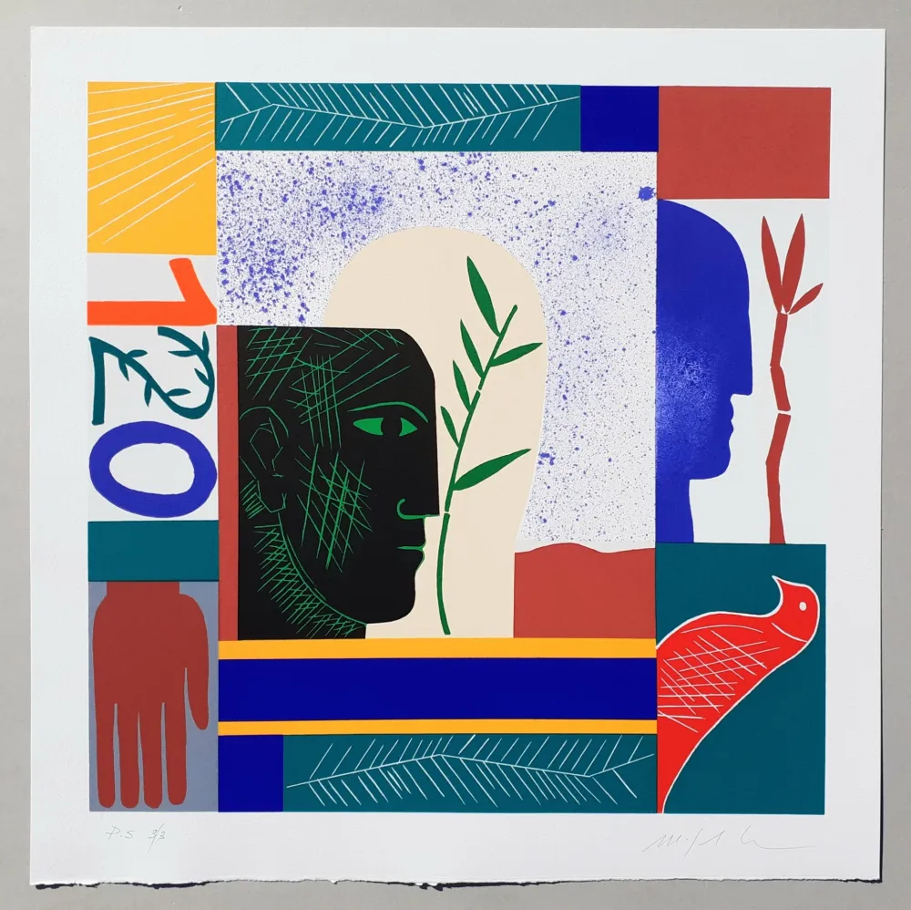 丝网印刷 Paladino - Composizione