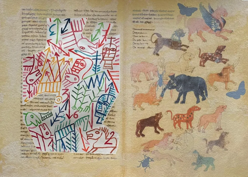 丝网印刷 Paladino - De Universo due 