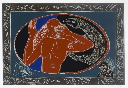 油毡版画 Paladino - Elpodbomool