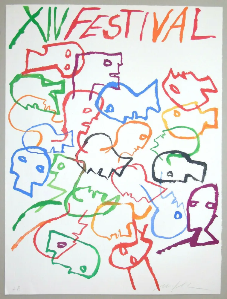 丝网印刷 Paladino - Festival