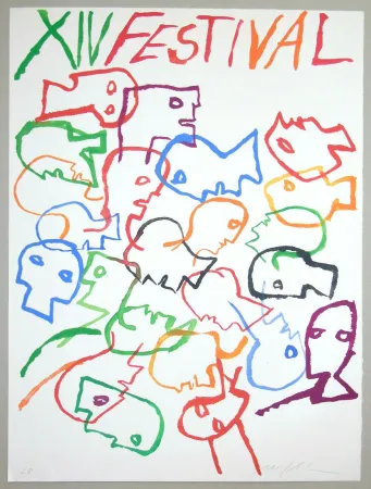 丝网印刷 Paladino - Festival