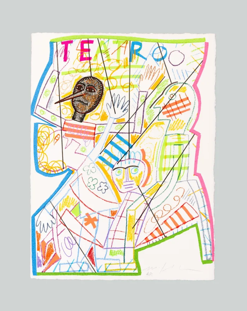 丝网印刷 Paladino - Pinocchio