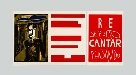 木刻 Paladino - Re sepolto cantar pensando